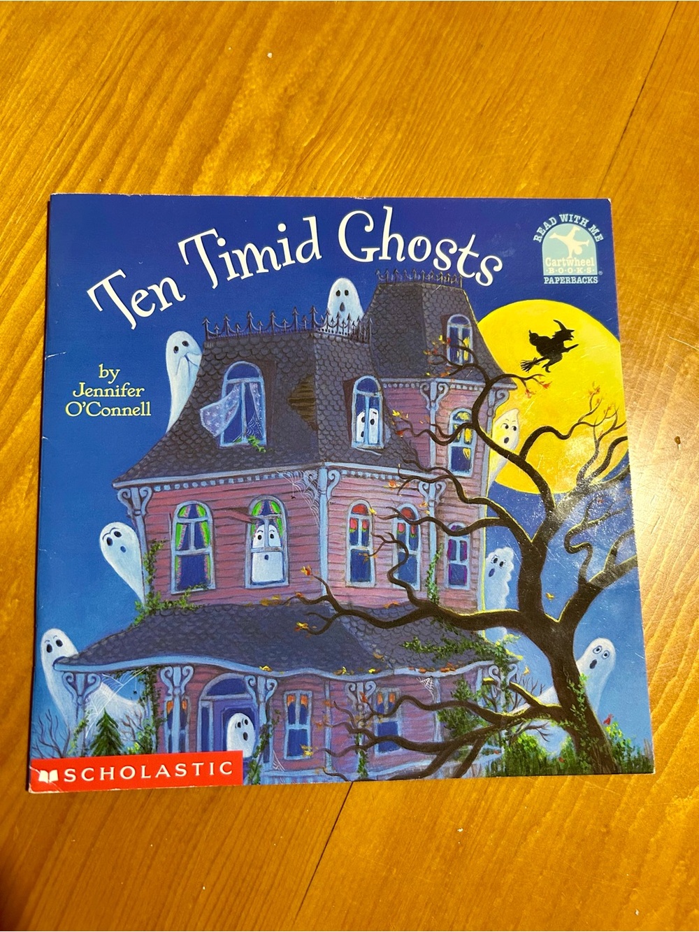 (3/$10) Ten Timid Ghosts Halloween counting book